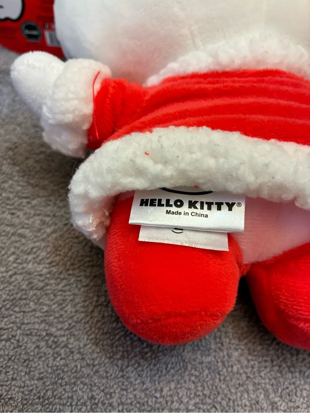 Hello Kitty Red and White Plush Toy